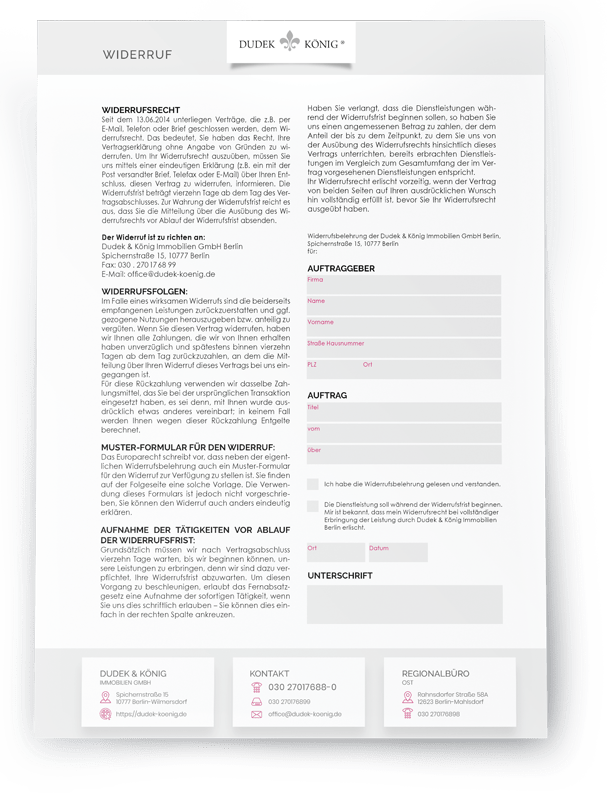 Widerrufsbelehrung als PDF