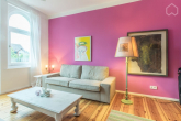 Wohnzimmer - CHARMANTE DACHGESCHOßWOHNUNG MIT SÜDBALKON UND STELLPLATZ IN LICHTERFELDE