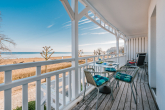 ganz schön viel Balkon - MEERBLICK AN DER STRANDPROMENADE IN BINZ AUF RÜGEN VOLLAUSGESTATTETE 2-ZIMMER-WOHNUNG