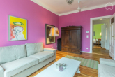 Wohnzimmer - CHARMANTE WOHNUNG MIT SÜDBALKON UND STELLPLATZ, PLUS DACHKAMMER IN LICHTERFELDE