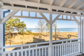 Balkon mit Blick auf Kap Lohme - OSTSEEBAD BINZ: MAISONETTE-WOHNUNG MIT UNVERBAUBAREM OSTSEEBLICK, ZWEI BALKONEN, AUFZUG UVM.