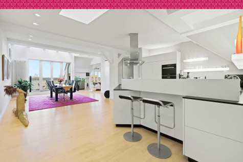 DACHGESCHOSS MIT AUFDACHTERRASSE IM BAYERISCHEN VIERTEL NUR FÜR ÄSTHETEN, 10779 Berlin-Schöneberg, Dachgeschosswohnung