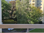 Blick vom Balkon - GÜNTZELKIEZ IN WILMERSDORF RENOVIERTE 1-ZIMMER-WOHNUNG MIT BALKON UND AUFZUG